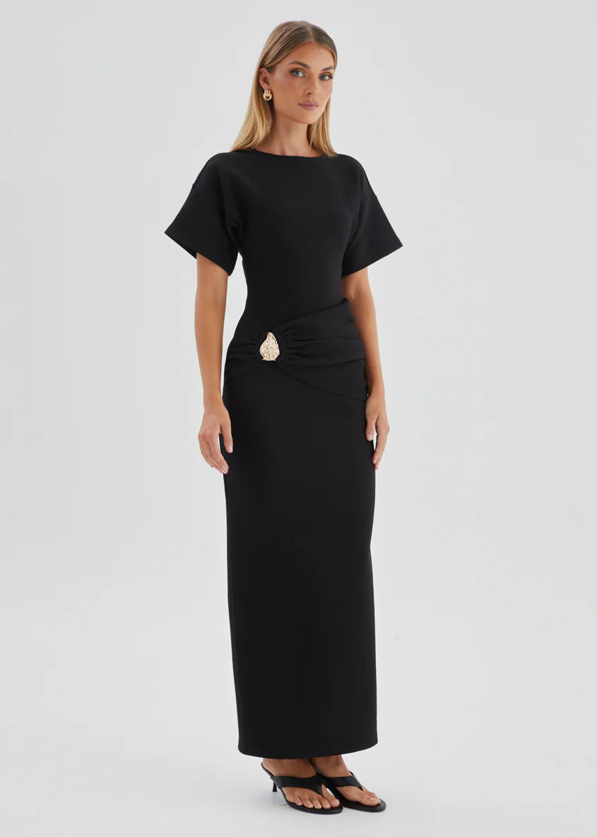 Tallie Maxi Dress - Black - Image 6