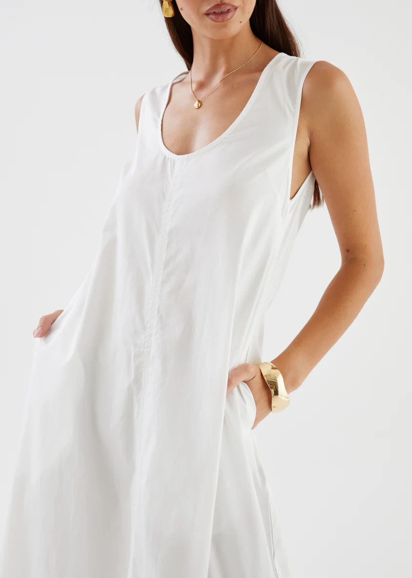 Tanisha Maxi Dress - Off White - Image 7
