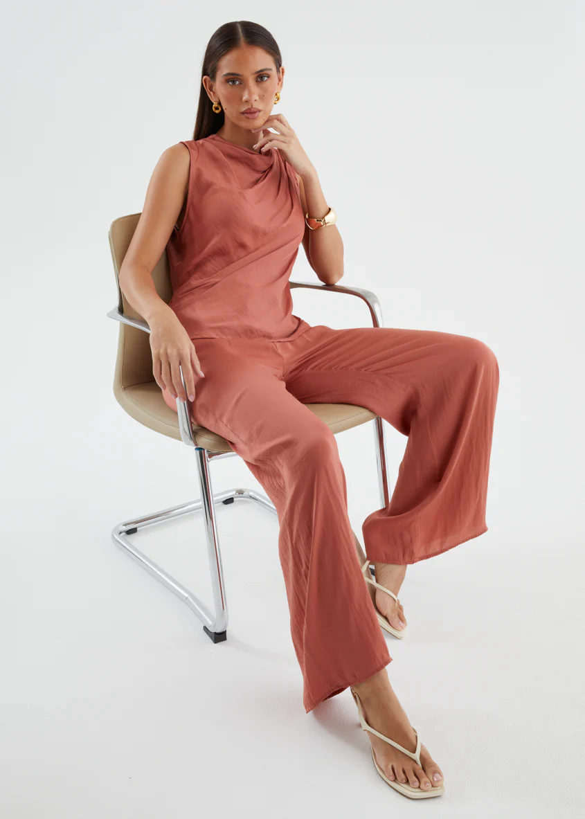 Tiah Pants - Terracotta - Image 5