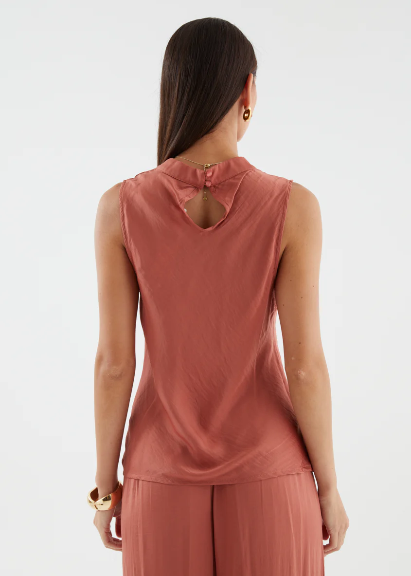 Tiah Top - Terracotta - Image 9