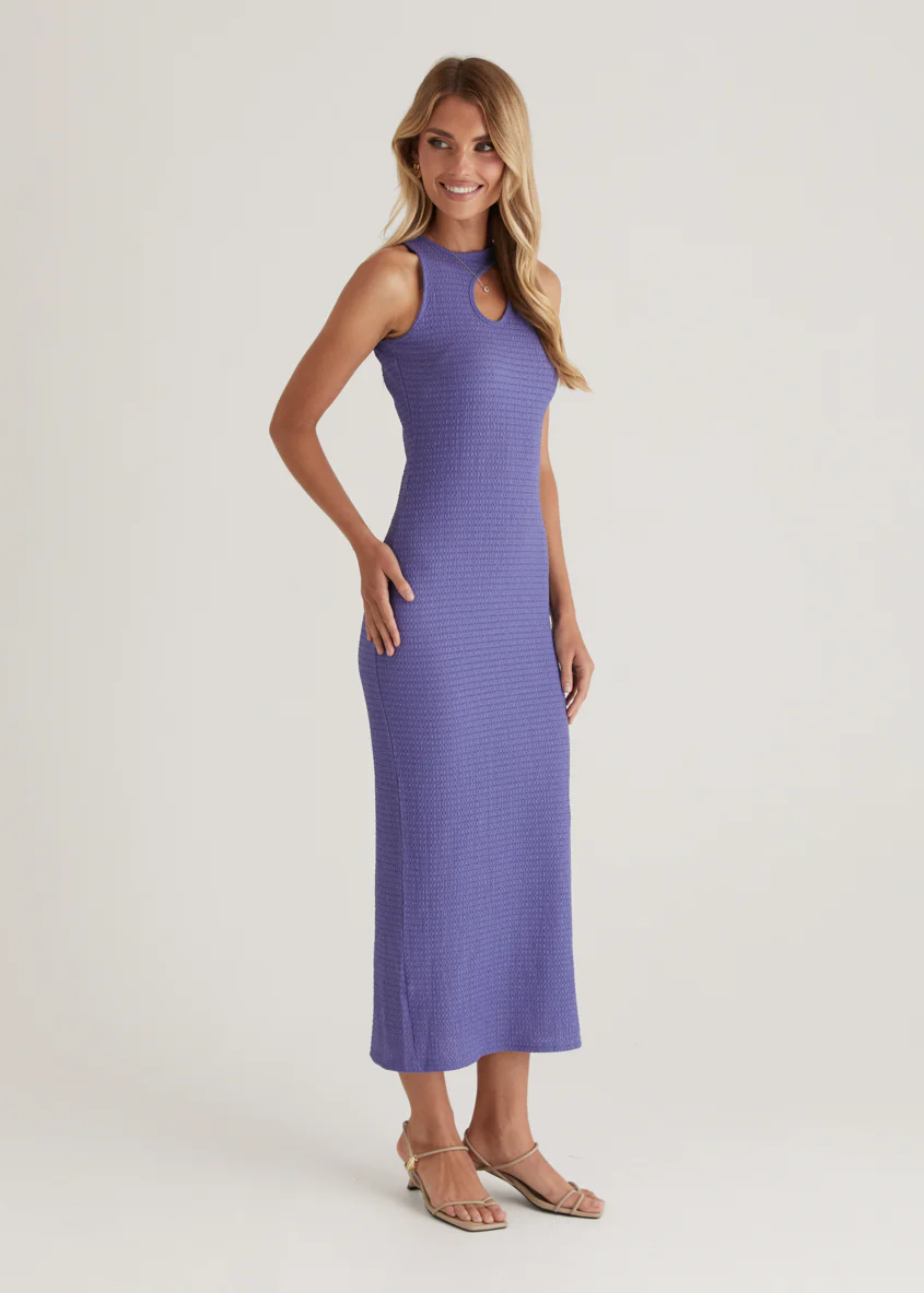 Torie Knit Maxi Dress - Violet - Image 6