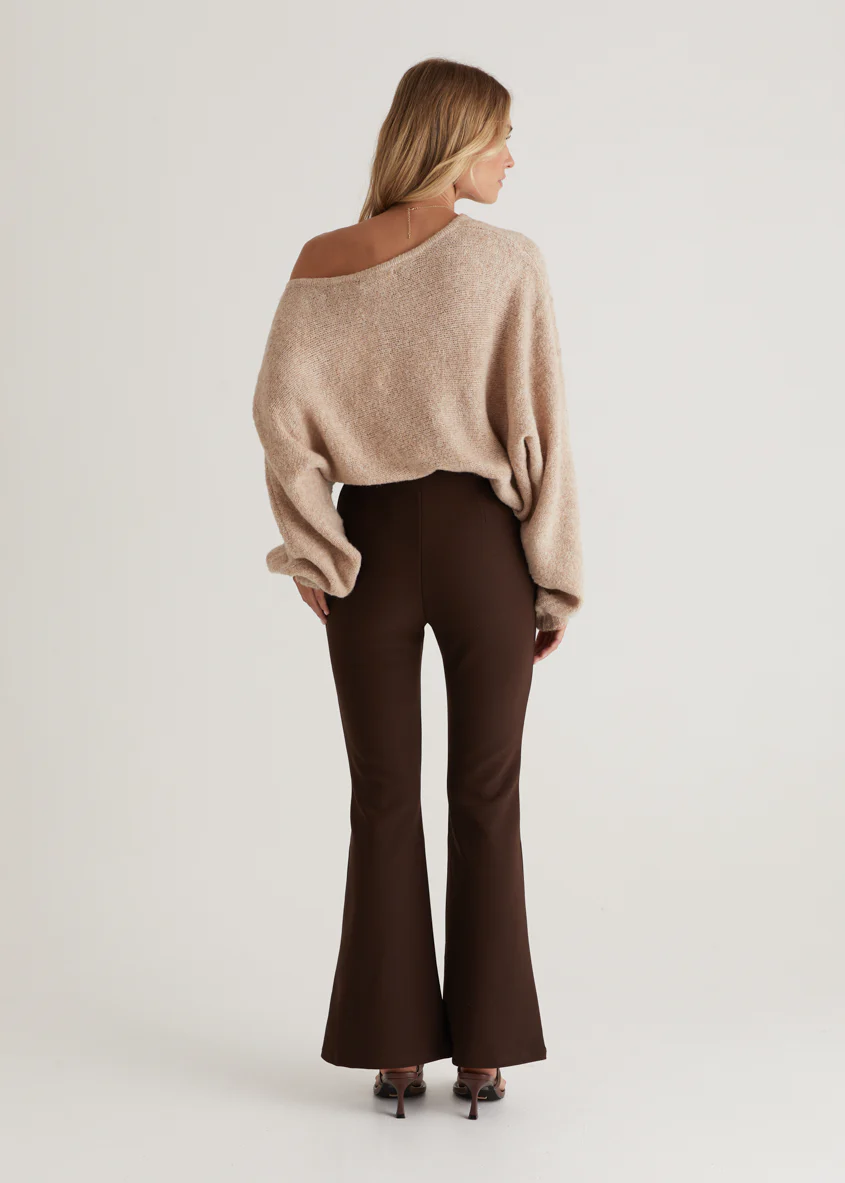 Turin Stretch Pants - Chocolate - Image 12