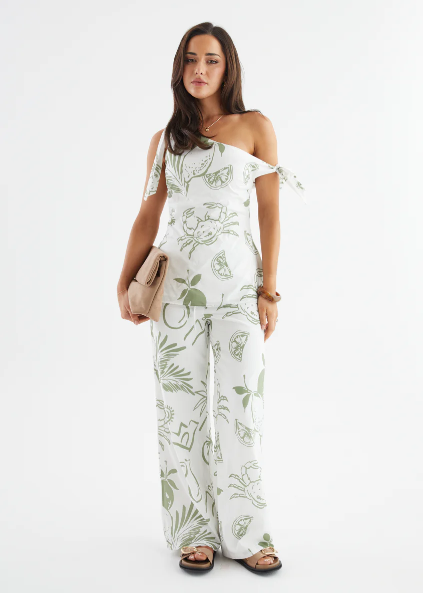 Vacay Set - Sage Abstract