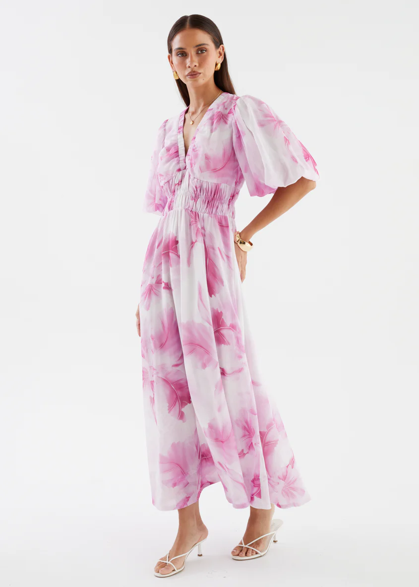 Wonderwall Midi Dress - Pink Floss - Image 6