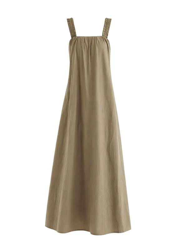 Woodstock Maxi Dress - Khaki - Image 2