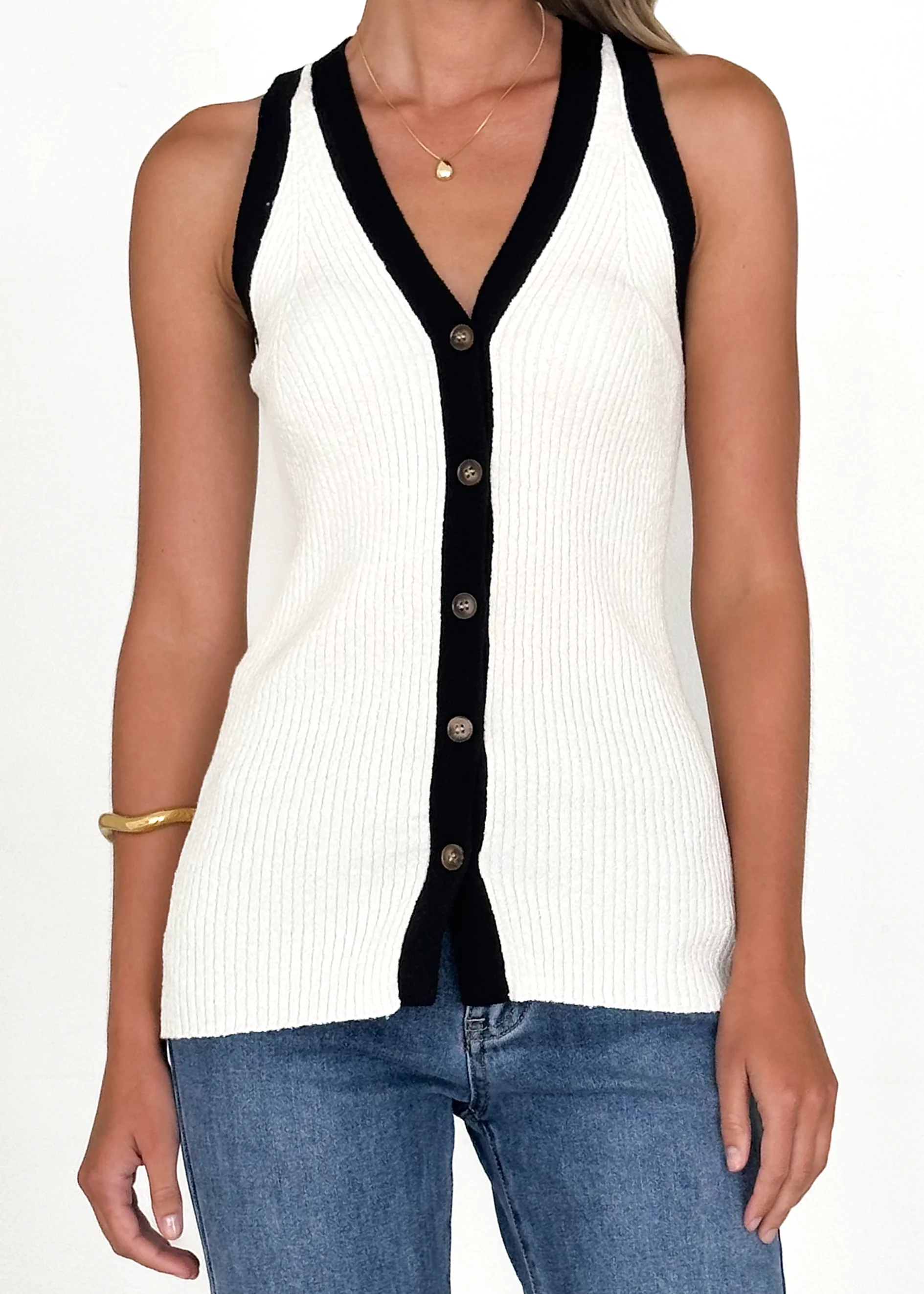 Zambezi Knit Top - Off White - Image 6