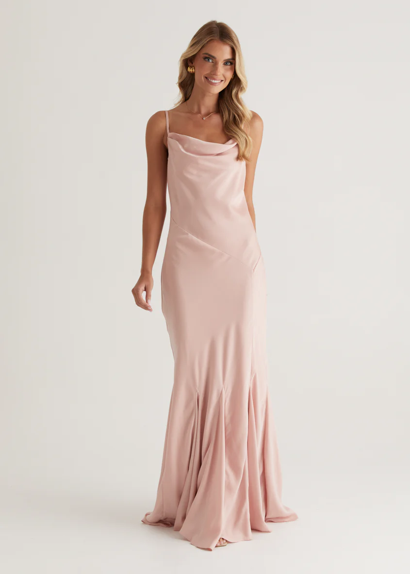 Zita Maxi Dress - Blush - Image 7